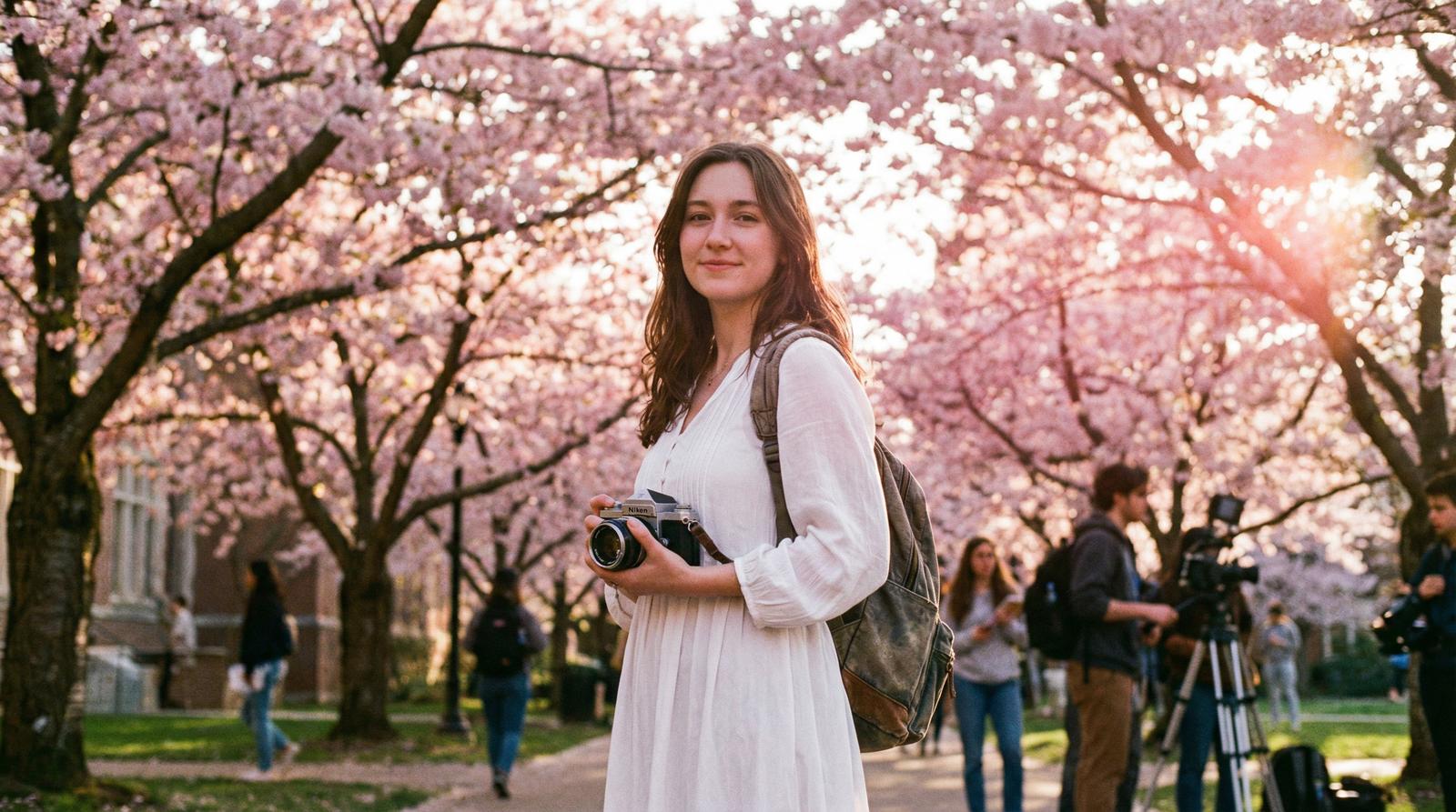 草莓视频原创传媒-樱花树下的青春告白短片