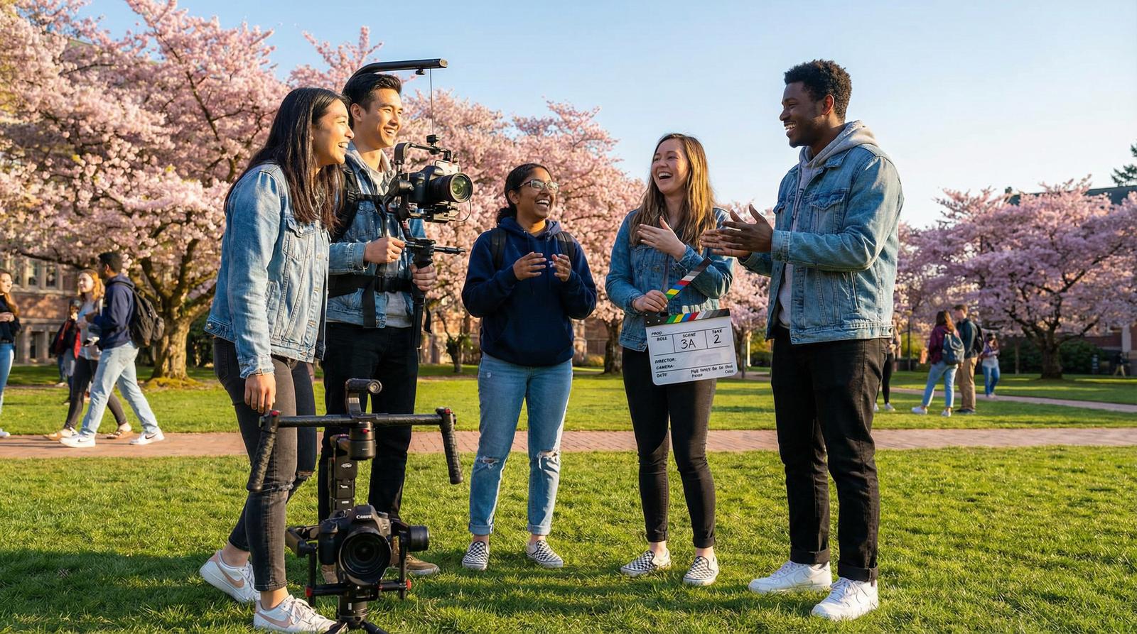 草莓视频传媒-校园短片拍摄幕后花絮传媒