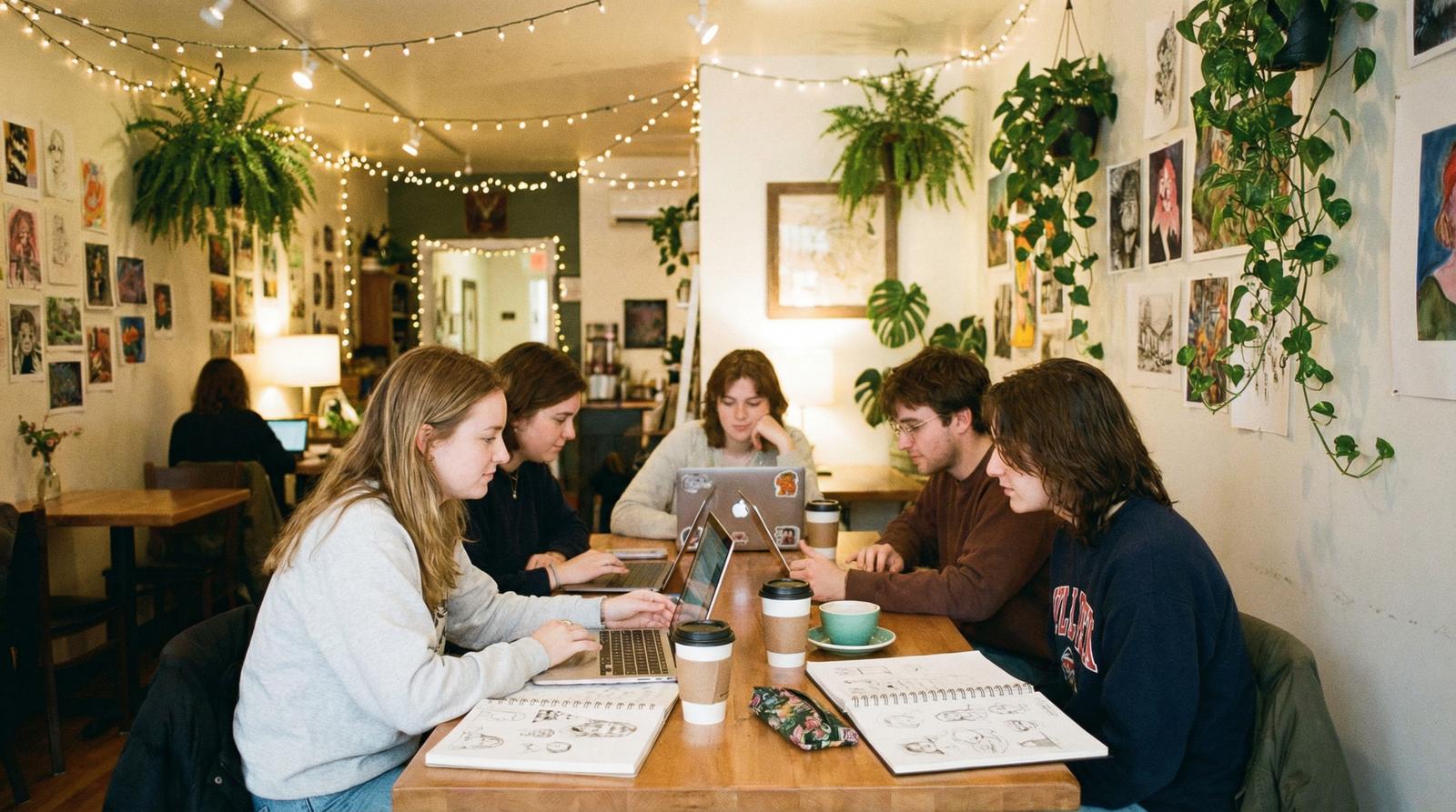 草莓视频创意-咖啡馆灵感碰撞传媒